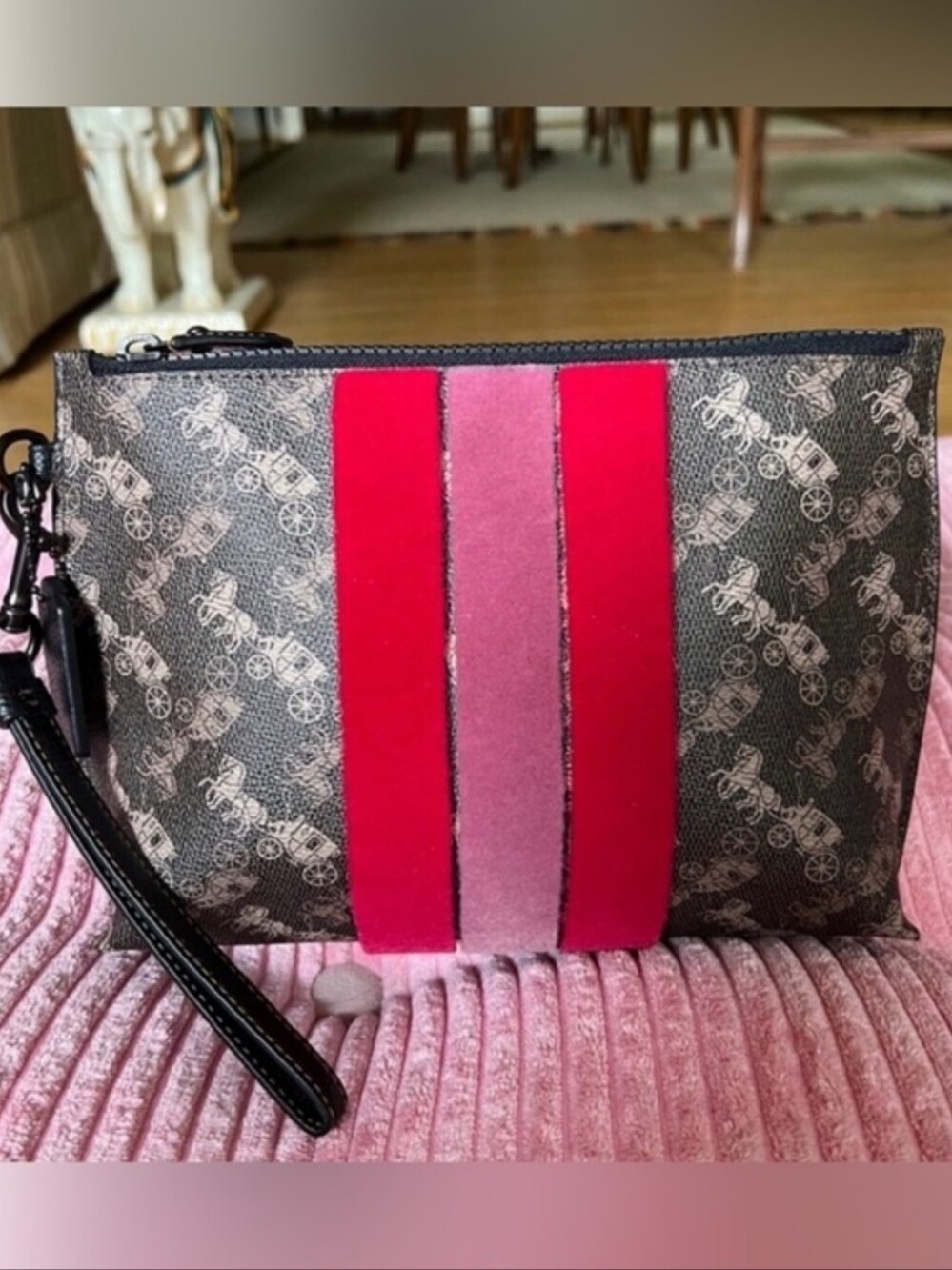 Coach Charlie Horse And Carriage Pouch/Clucth/Wristlet NWOT